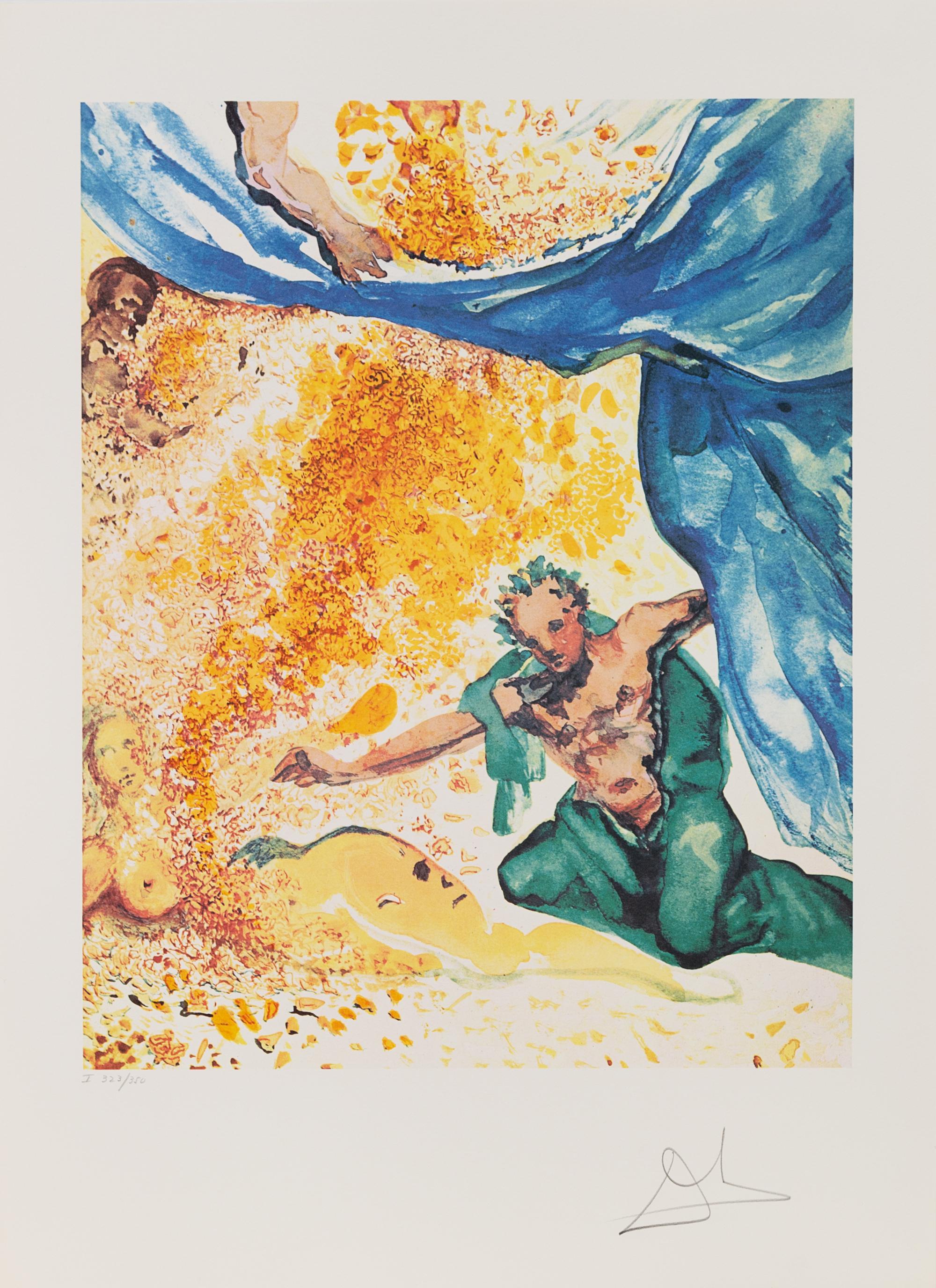 Salvador Dalí, (Spanish, 1904-1989), Les Amoureux, 1979 (suite of three works with portfolio)