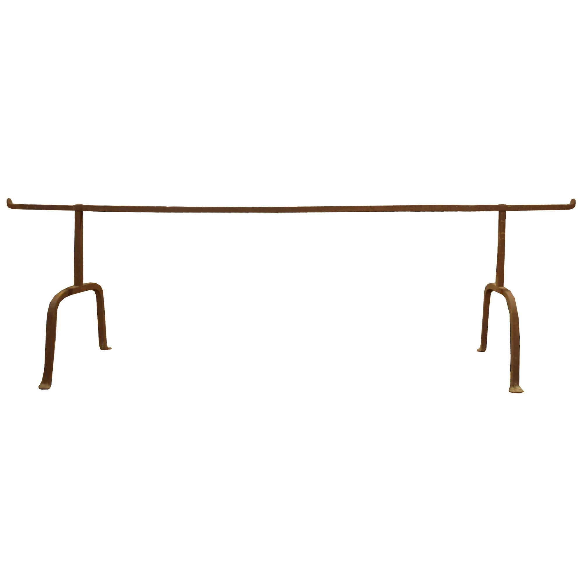 A Pair of Wrought Iron Bed Bases 86" W x 16" D x 19.25" H — Italy, 20th Century