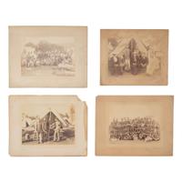 [Early Photography]. A group of 13 Photographs of the 7th New York State Militia.