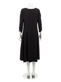 Ralph Rucci Wool Crepe Dress with Ties