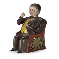Tammany cast iron mechanical bank J. & E. Stevens Co., Cromwell, CT, patented dec. 23 1873