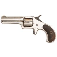 Nickel Remington New Model No. 2 Smoot .30RF Revolver