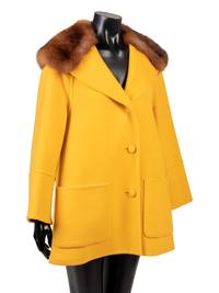 Christian Dior Haute Couture Coat Trimmed with Fur, Autumn/Winter 1972