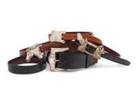 Five Kieselstein-Cord Sterling Silver Belts
