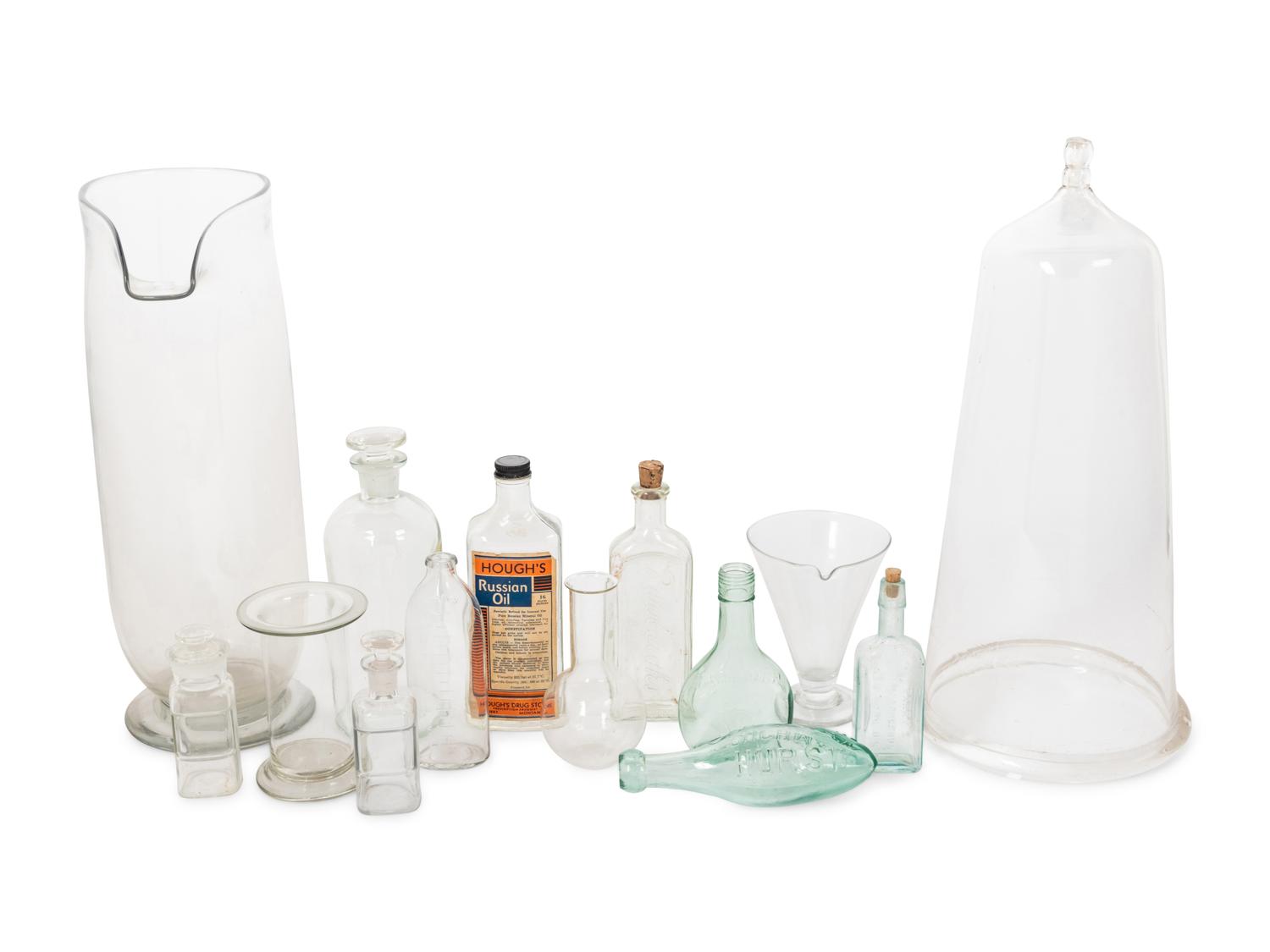 A Collection of Blown Glass Apothecary Articles