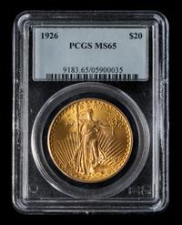 A United States 1926 St. Gaudens $20 Gold Coin