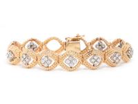 DIAMOND AND YELLOW GOLD BRACELET