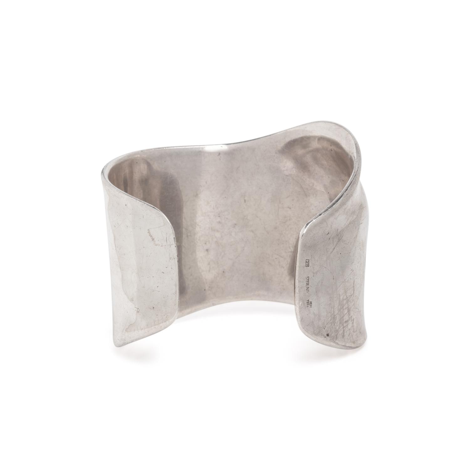 TIFFANY & CO. ELSA PERETTI, STERLING SILVER BONE CUFF BRACELET
