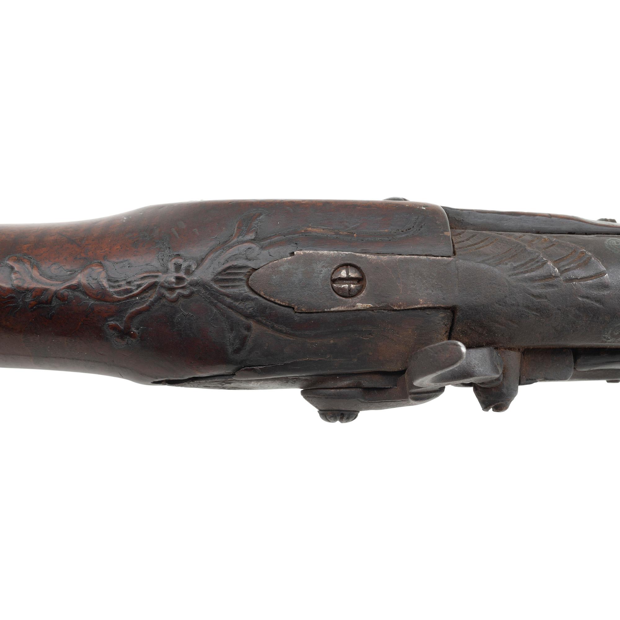 Late 18th Century Germanic Fusil by Schneevoigt Altered to Percussion