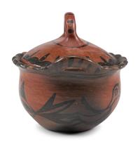 San Ildefonso Pottery Bean Jar