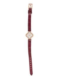 VAN CLEEF & ARPELS, 18K ROSE GOLD AND MOTHER-OF-PEARL 'SWEET ALHAMBRA' WATCH