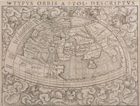 MÜNSTER, Sebastian (1488-1552). Typus Orbis A Ptol. Descriptus . Basle, ca 1542 or later.