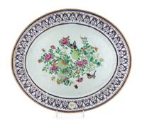 A Chinese Export Porcelain Platter Width 17 1/4 inches. — 19TH CENTURY