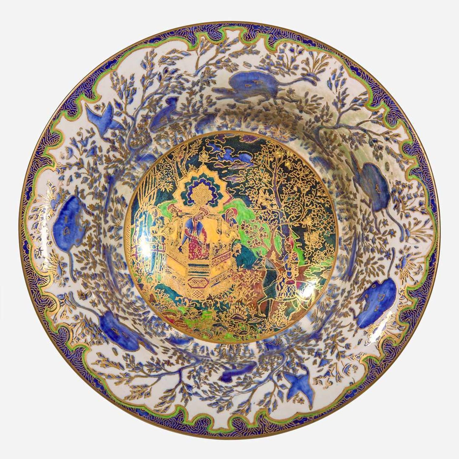 A Large Wedgwood Fairyland Lustre Daventry Bowl