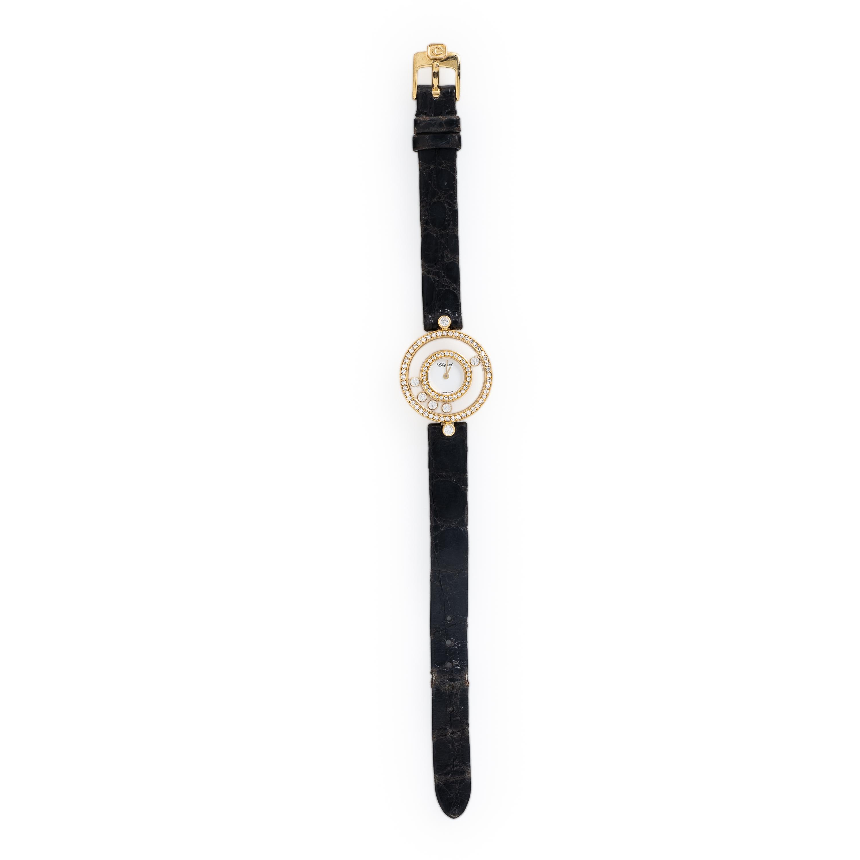Chopard, Ref. 203957, 18K Yellow Gold and Diamond 'Happy Diamonds' Watch