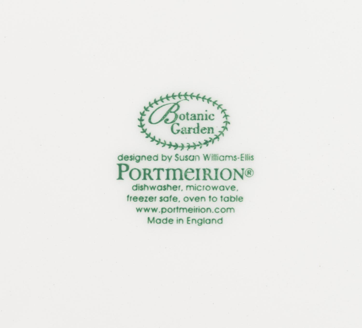 A Portmeirion Botanic Garden Ceramic Luncheon Service