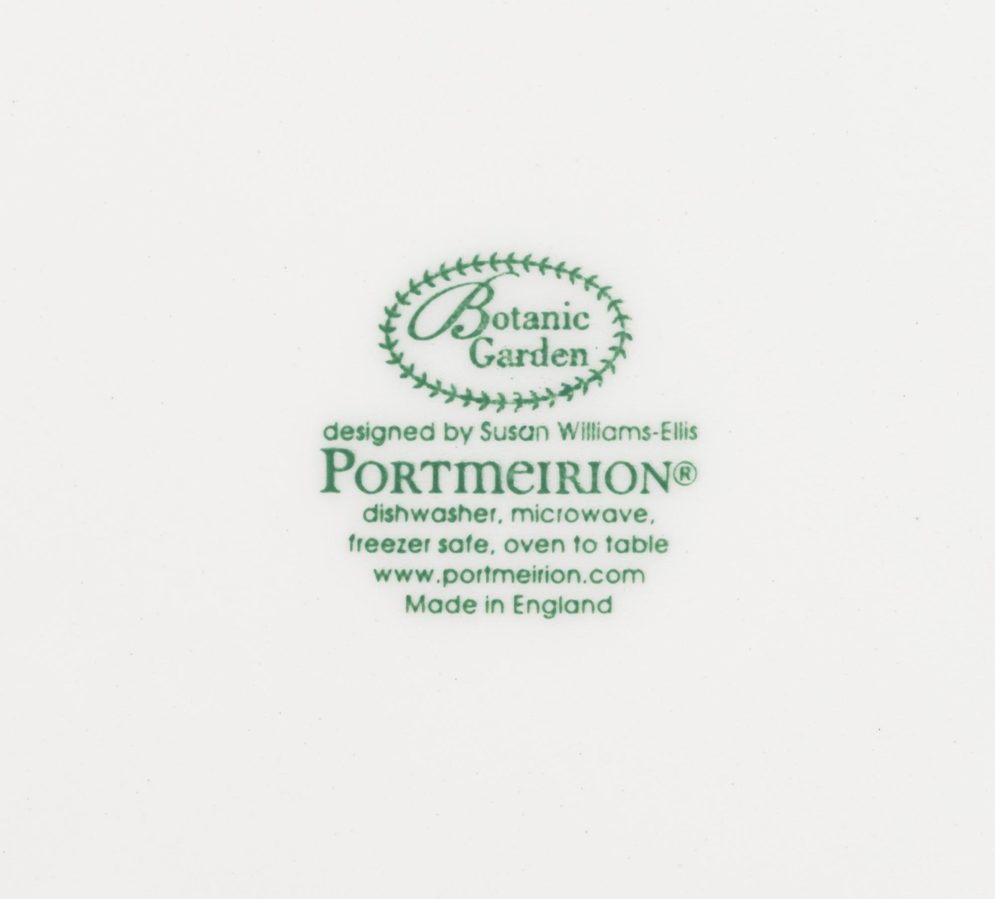 A Portmeirion Botanic Garden Ceramic Luncheon Service