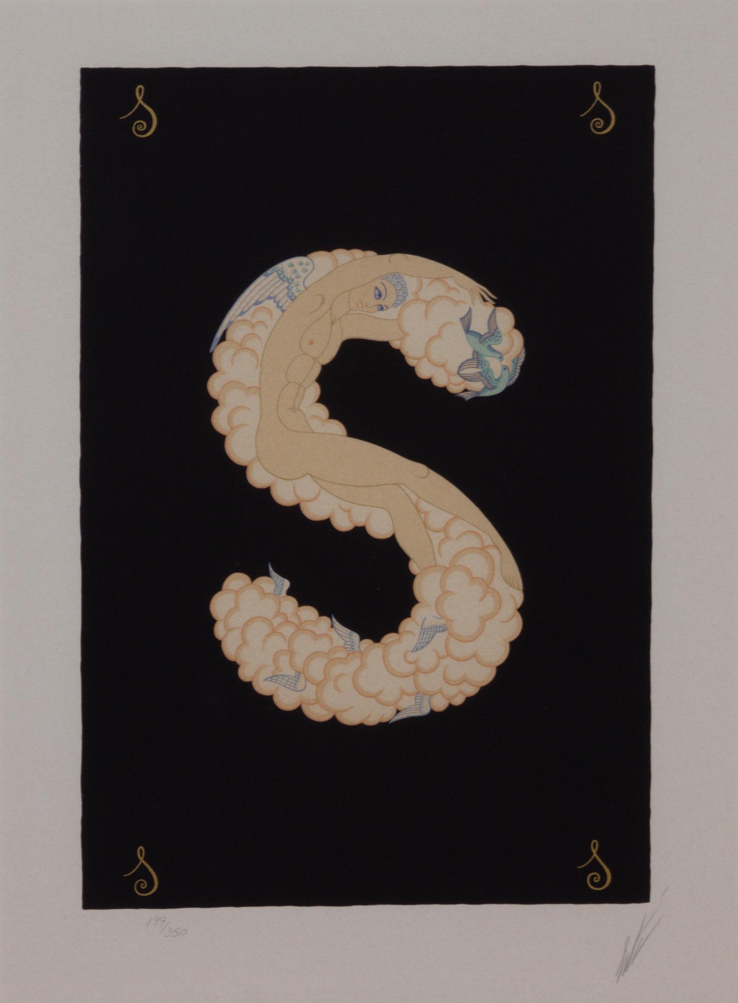 Erte, (French, 1892-1990), The Alphabet Suite, 1796-77