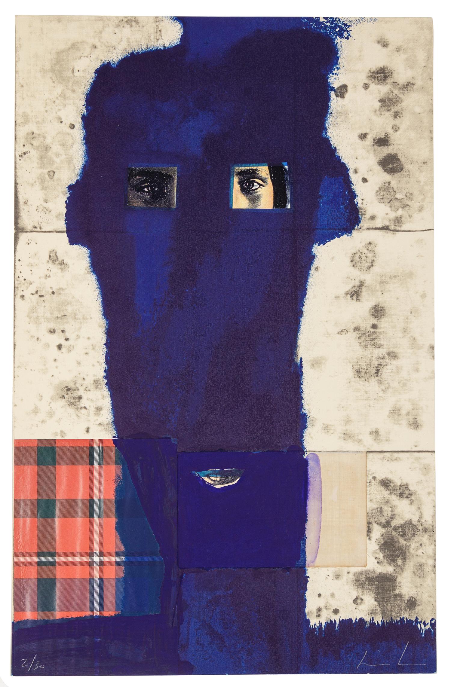 Untitled (Blue Face)