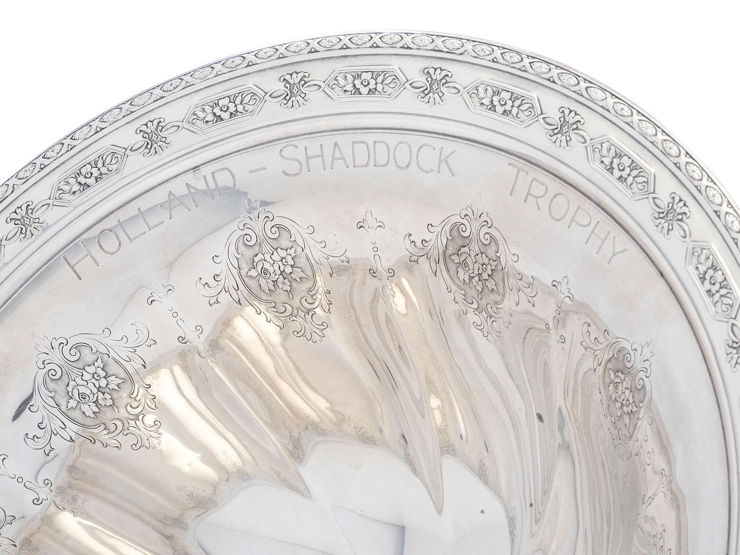 An American Silver Trophy Compote