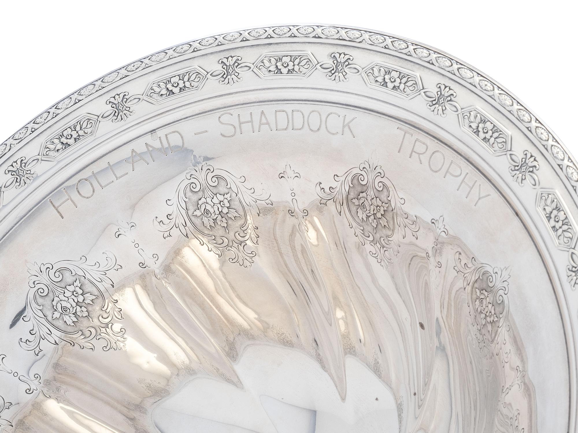 An American Silver Trophy Compote