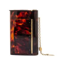 A Continental Gold Mounted Tortoise Shell Tobacco Case, Retailed by Asprey & Co., London, 19th Century, rectangular with rounded edges,