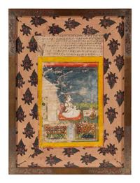Two Indian Illuminated Manuscript Leaves