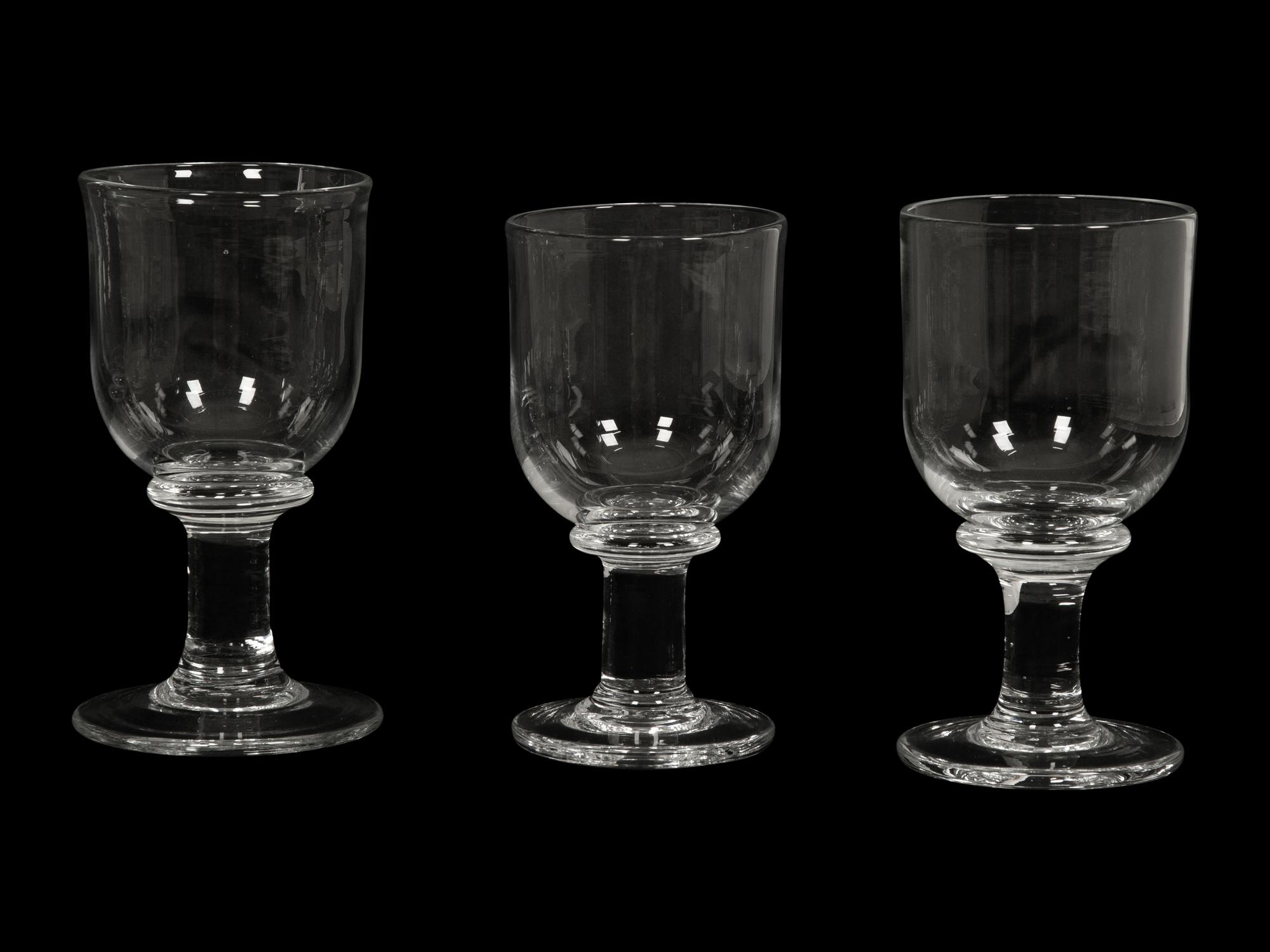 A Group of Simon Pearce Glass Stemware