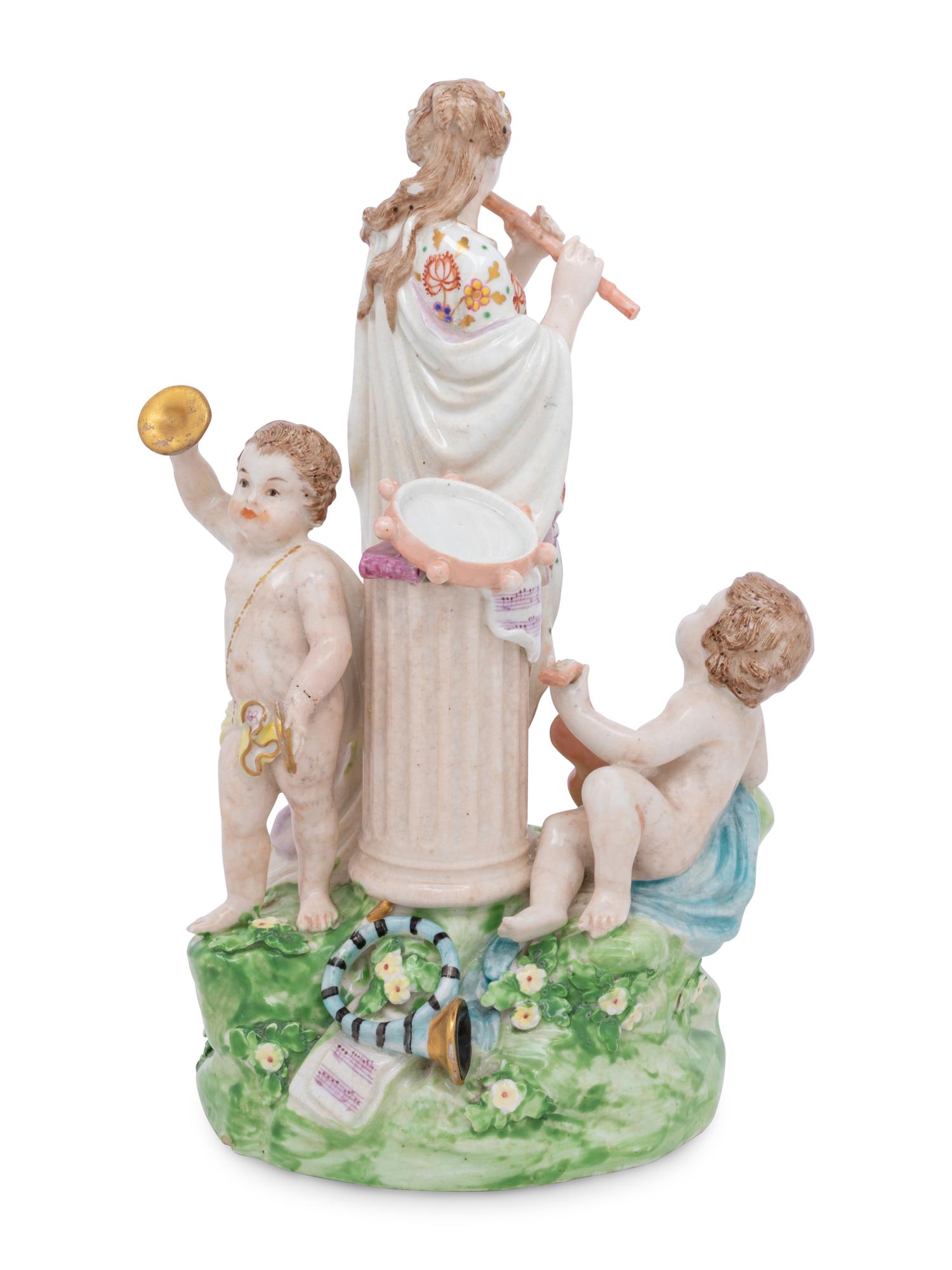 A Continental Porcelain Figural Group
