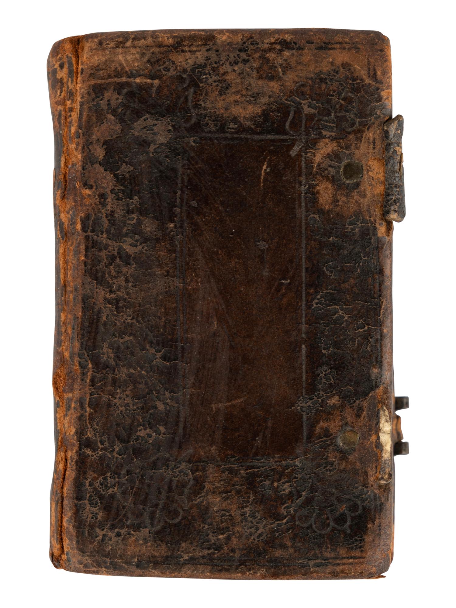 [MINIATURE BOOK]. LIPSIUS, Justus (1547-1606). De Constantia libri duo . Amsterdam: Guilj. Caesium, 1624.
