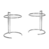 Eileen Gray (Irish, 1878-1976) — Pair of end tables, model e1027