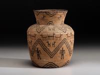Apache Polychrome Pictorial Basket