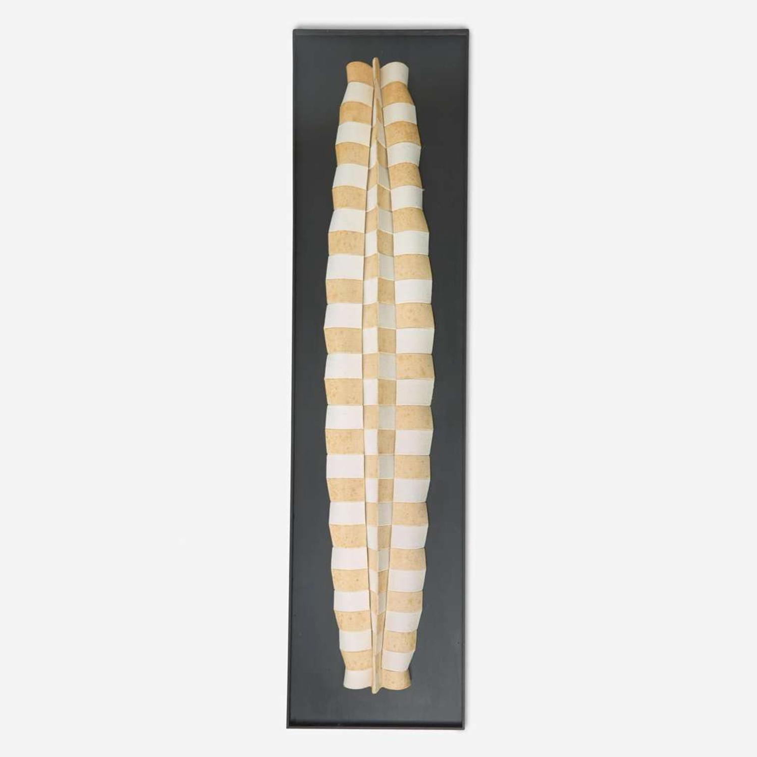 Warren Seelig (American, b. 1946) "Vertical Relief #6", USA, circa 1974