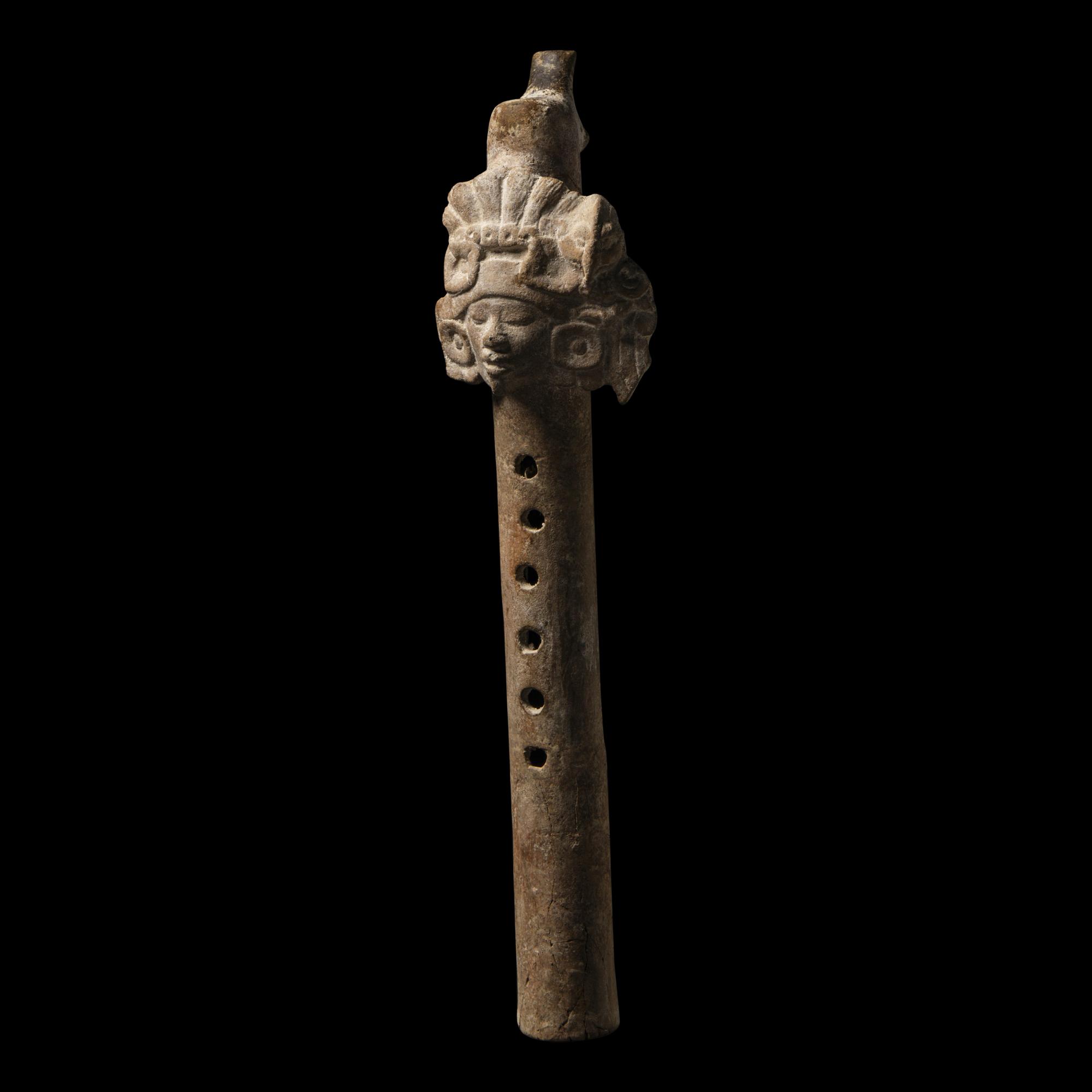 A Maya Terracotta Flute