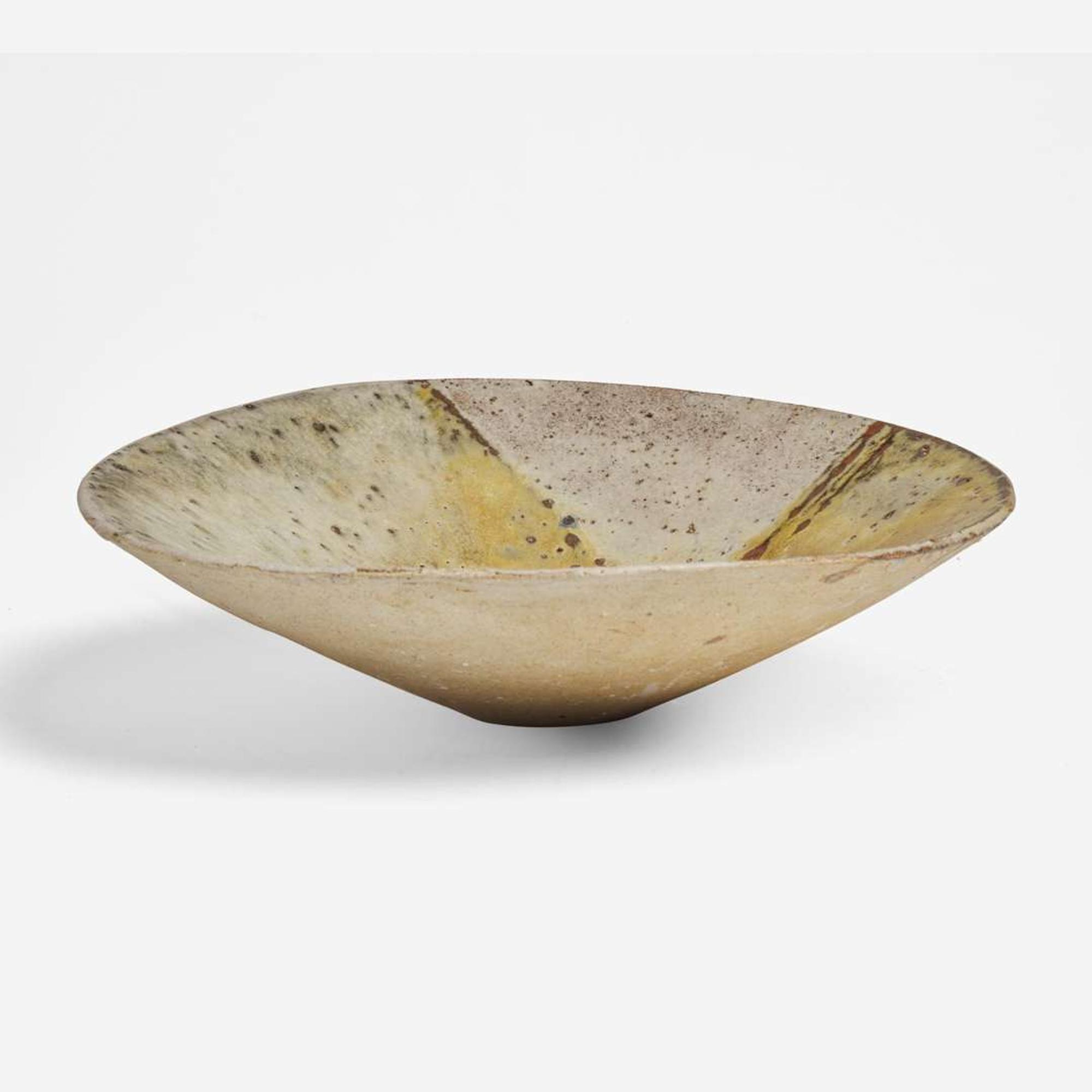 Ruth Duckworth (German-American, 1919-2009) Stoneware Bowl, USA, circa last quarter 20th century