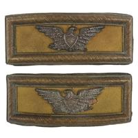 Civil War Smith patent colonel of cavalry shoulder straps.