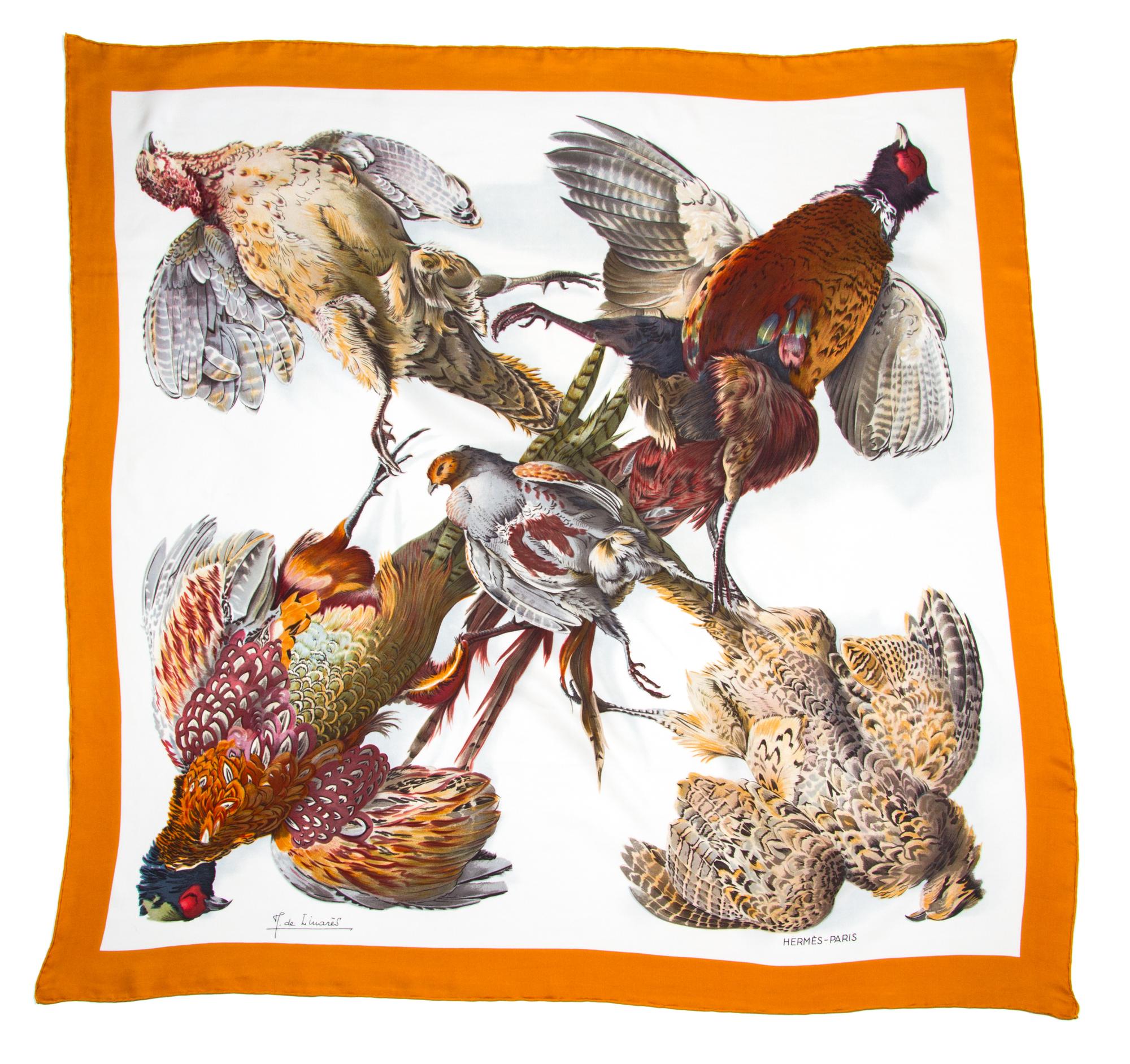 An Hermes 90cm Silk Scarf, 36" x 36".