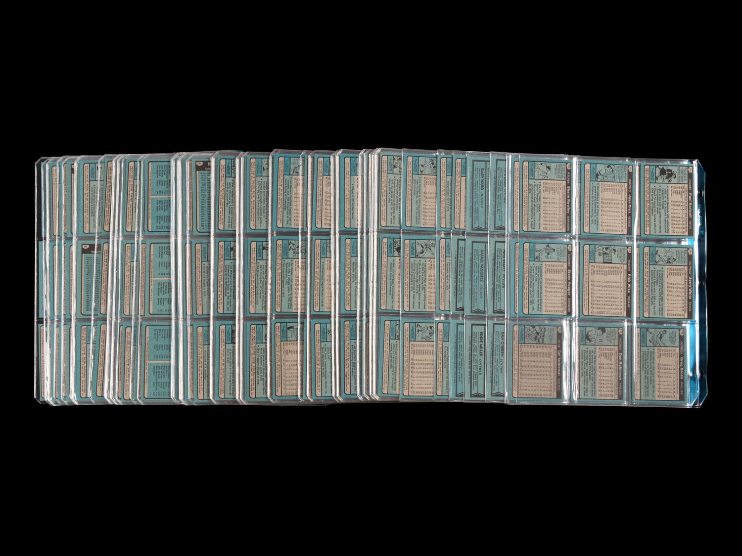 A Complete Set of 1980 Topps Baseball Cards (726/726)