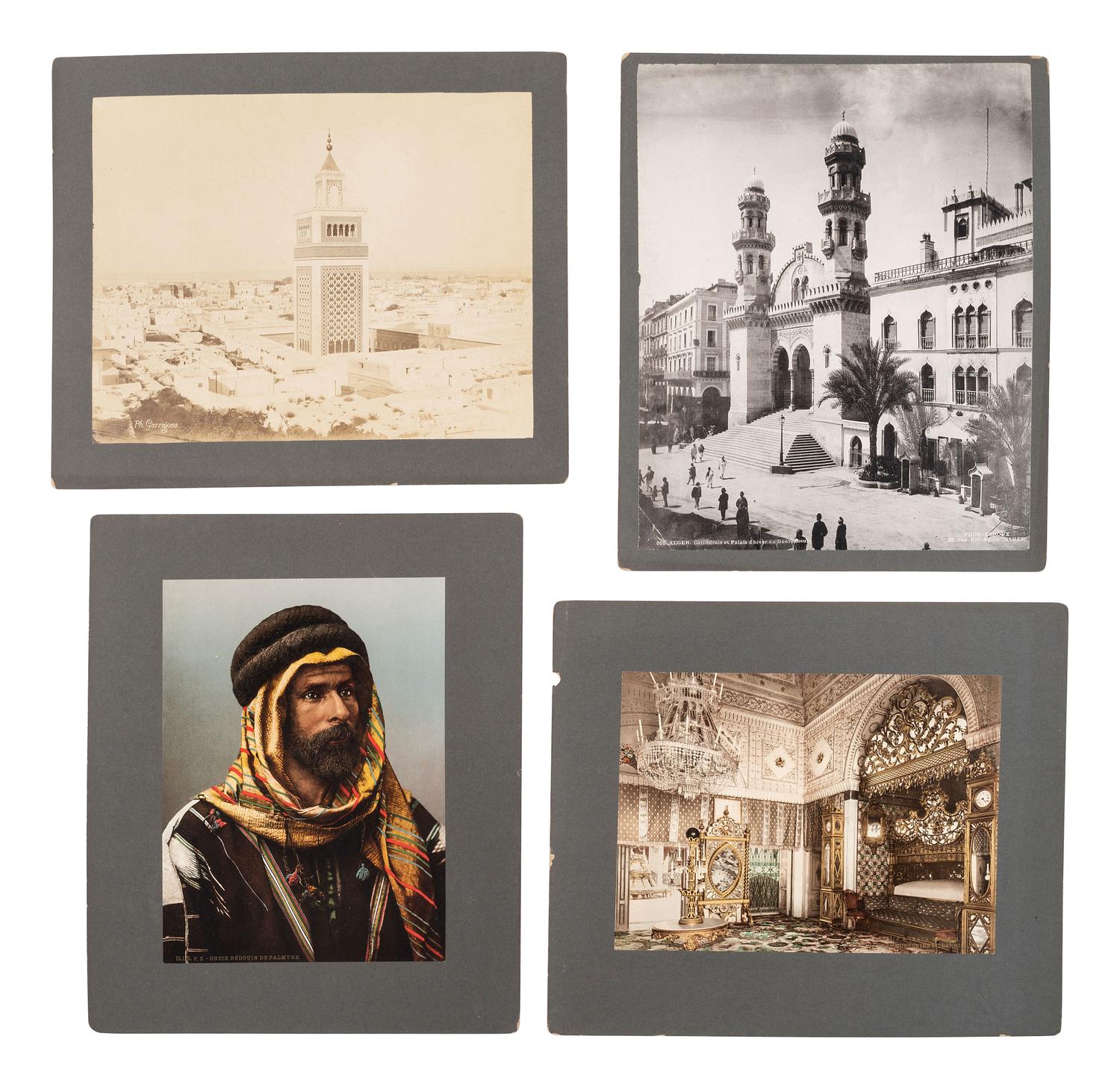 [EARLY PHOTOGRAPHY]. Large collection of artwork, landscapes, and personalities in Europe & beyond.