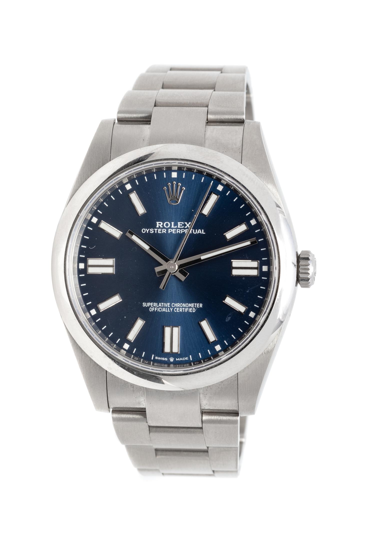 ROLEX, STAINLESS STEEL REF. 124300 'OYSTER PERPETUAL' WRISTWATCH, CIRCA 2020