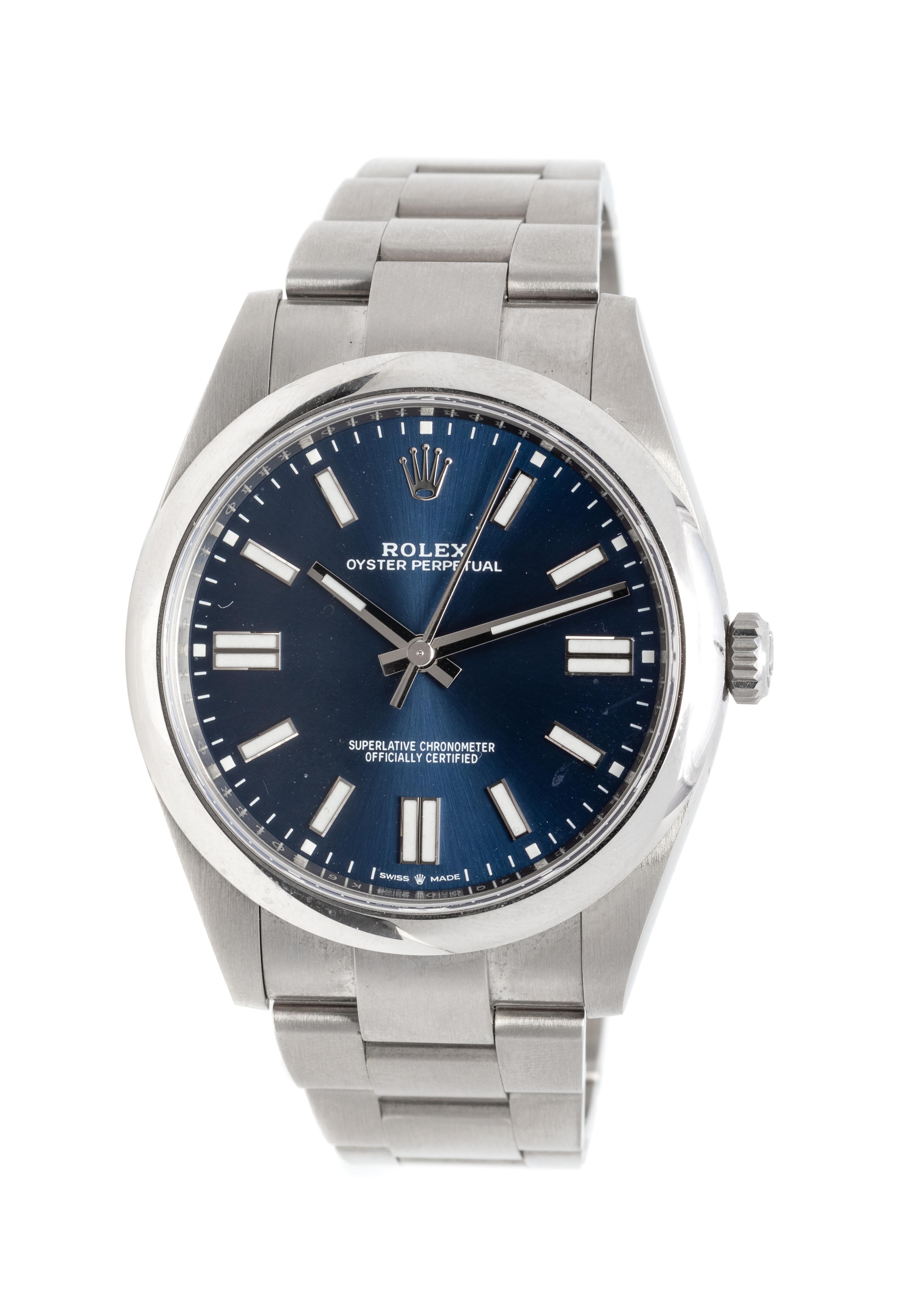 ROLEX, STAINLESS STEEL REF. 124300 'OYSTER PERPETUAL' WRISTWATCH, CIRCA 2020