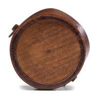 A Miniature Lidded Firkin