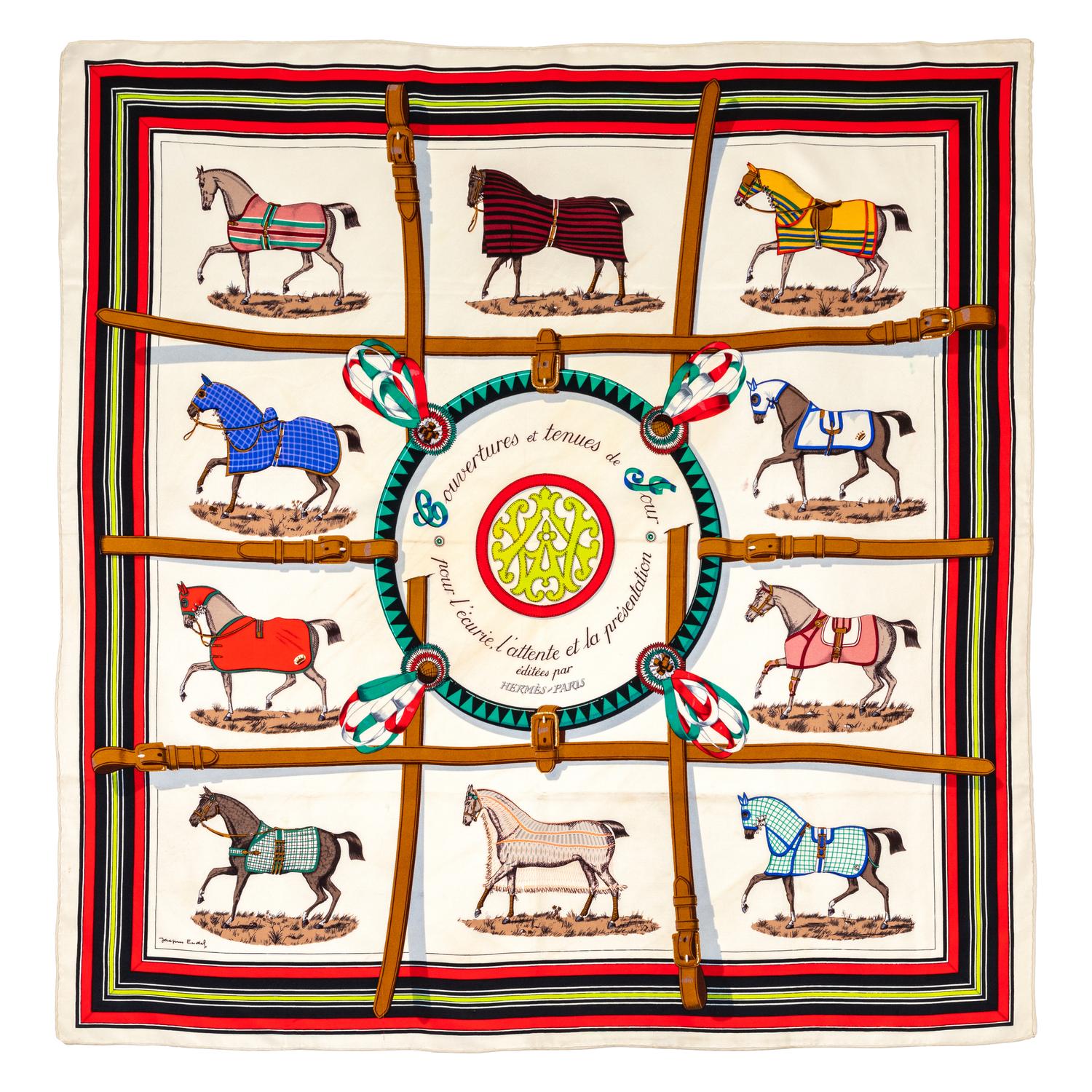 Hermès 90cm Silk Scarf