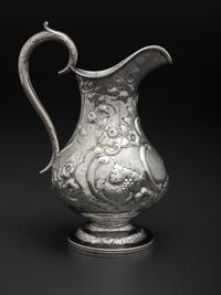 An American Coin Silver Pitcher