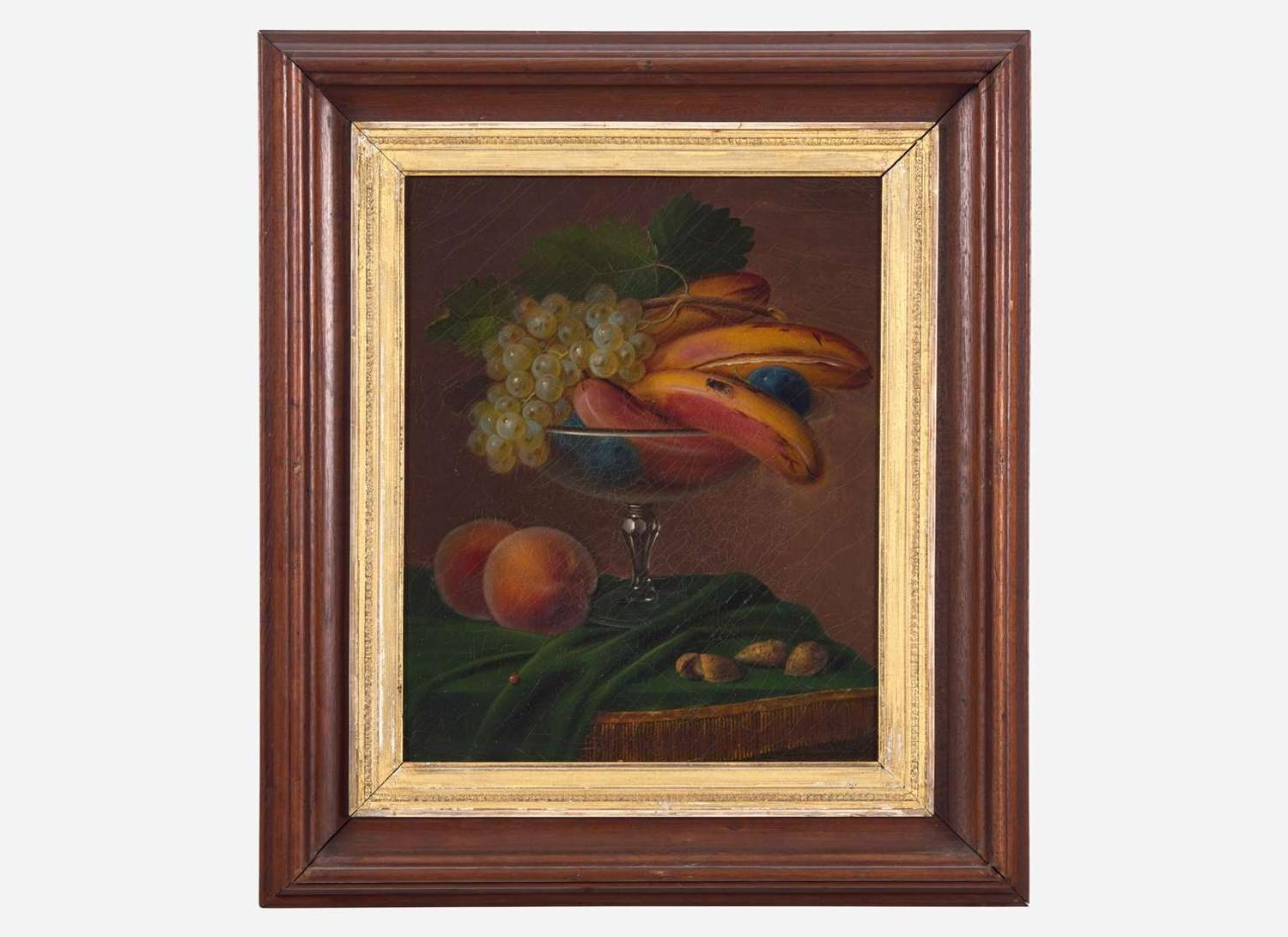 George Forster (American, 1817–1896) - Still Life with Bananas, Grapes and Peaches