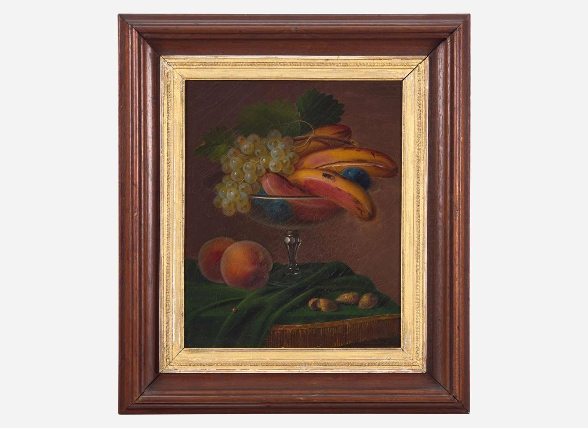 George Forster (American, 1817–1896) - Still Life with Bananas, Grapes and Peaches