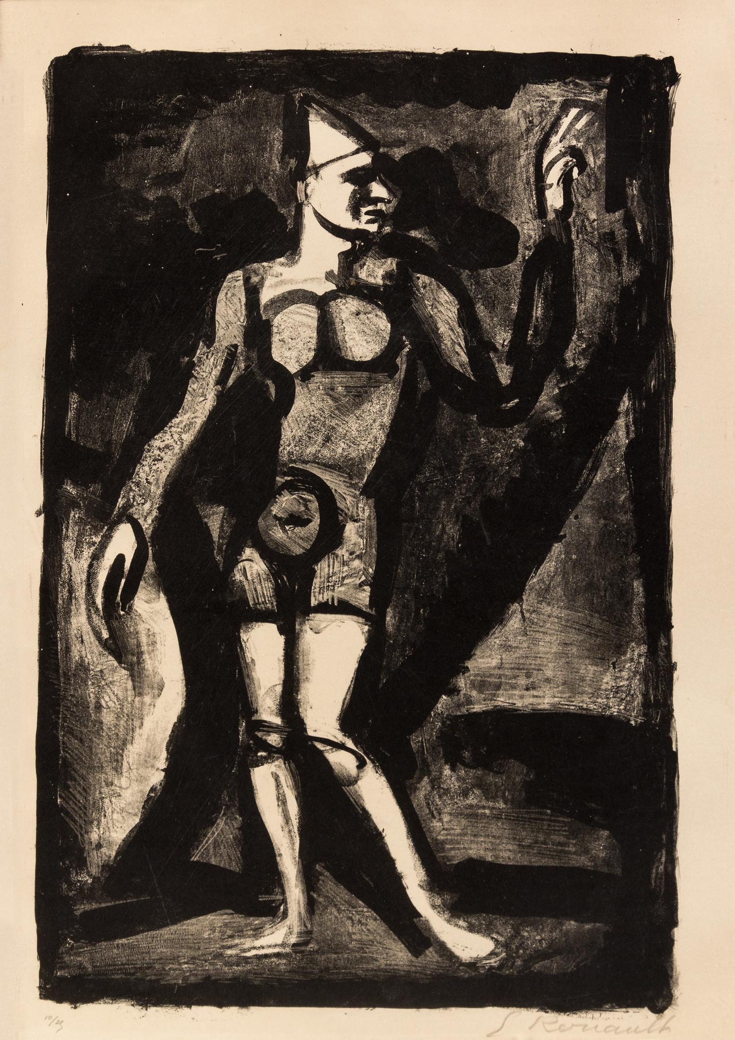 Georges Rouault, (French, 1871-1958), Clown (Le Pitre) (from Maîtres d'Aujourd'hui), c. 1924-27