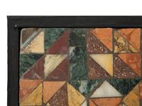 An Italian Marble Mosaic Plaque