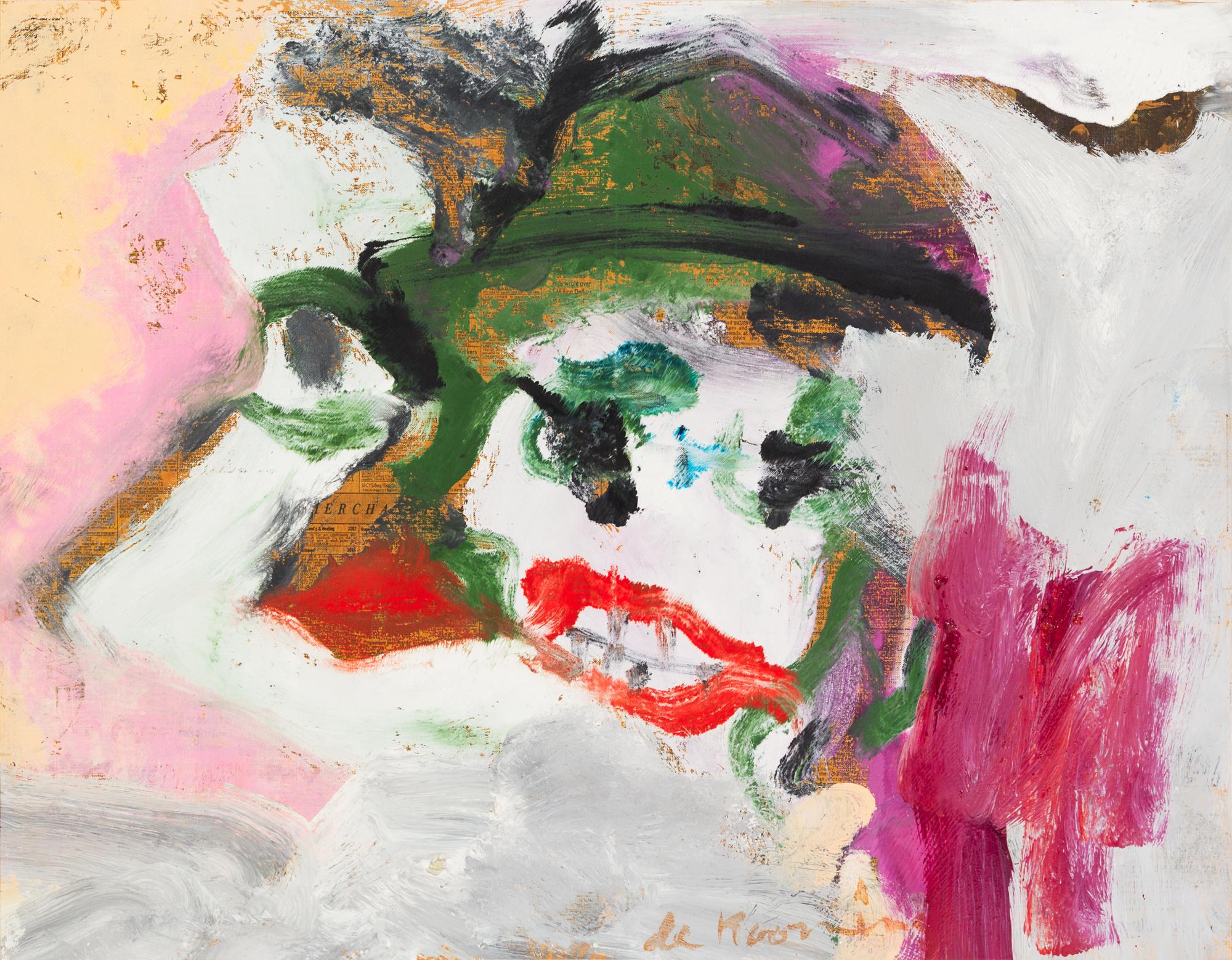 Willem de Kooning, (Dutch/American, 1904-1997), Untitled (New York Times May 21, 1976), 1977