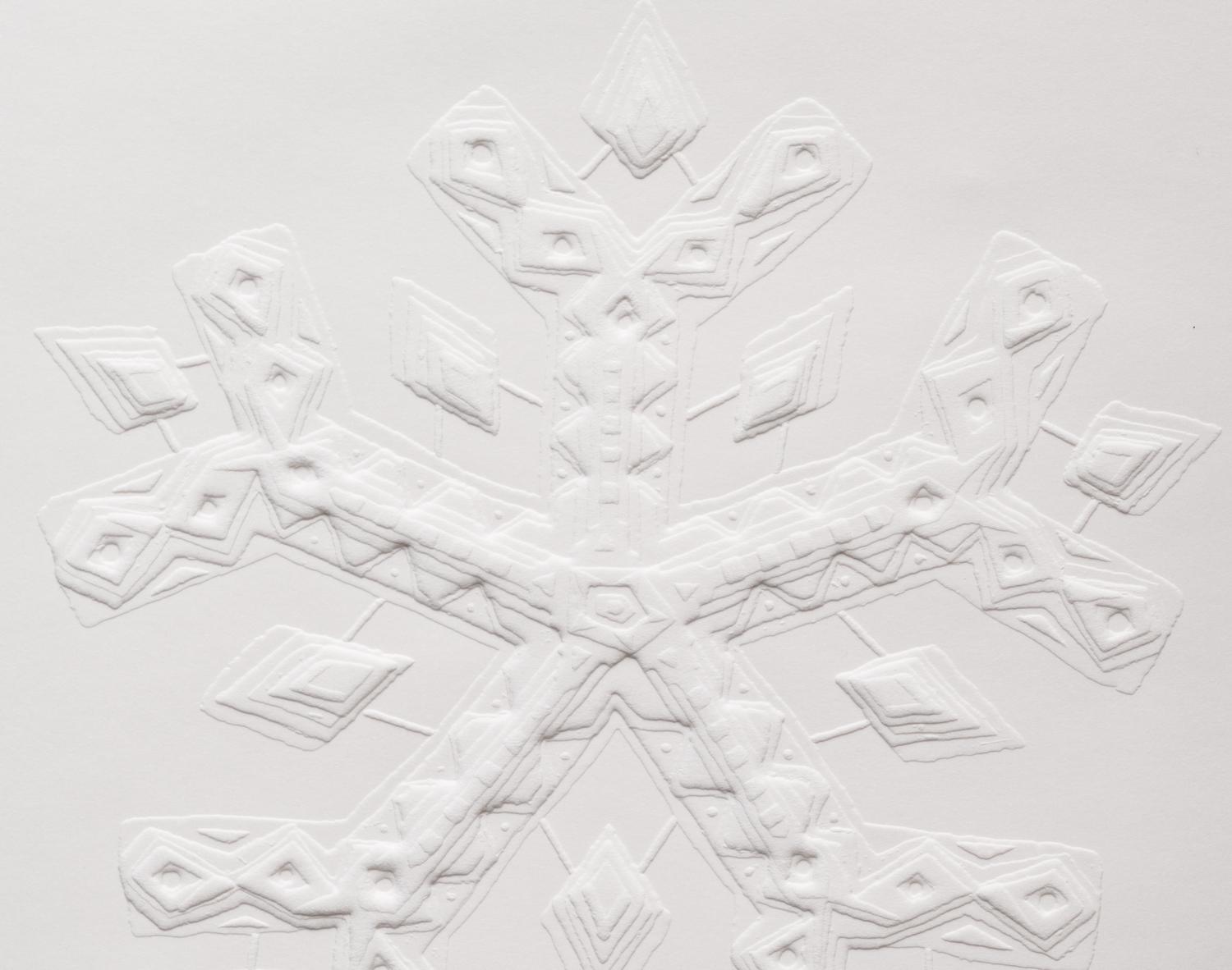 A group of three prints (Untitled; Untitled, 2008; December Tree 2003; Peace Love Hope and Joy, 2004)